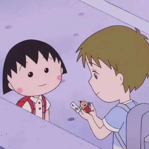 微信头像大全樱桃小丸子可爱情头卡通手绘小头像