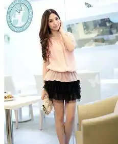 2012夏装新品韩系淑女甜美荷叶边烧花上衣雪纺衫