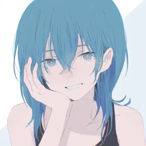 百看不厌的蓝色系动漫女头
