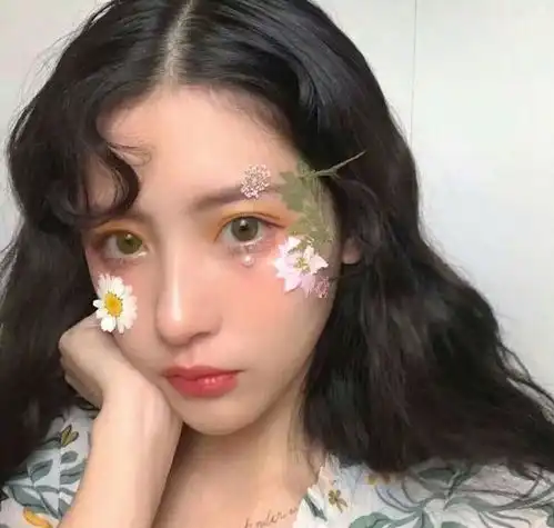 头像女生油画棒吧系列图