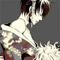 黑暗丧风格头像动漫男生