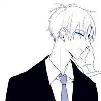 动漫白色头像男生系列图