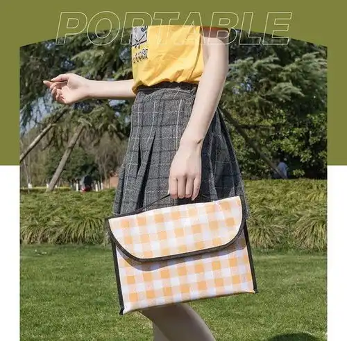 一杯奶茶钱getins风野餐垫户外氛围感拉满,一起郊游吧