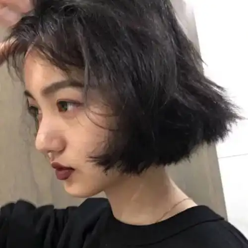 高冷禁欲系头像女白头发
