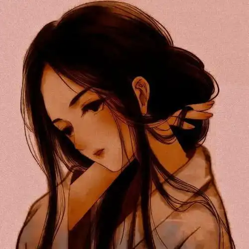 古风黑色系头像女生动漫