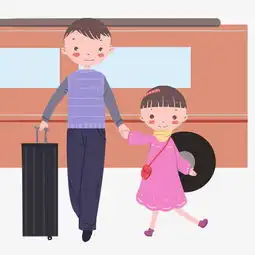 新年带女儿坐车的爸爸图片素材其他格式下载动漫人物大全