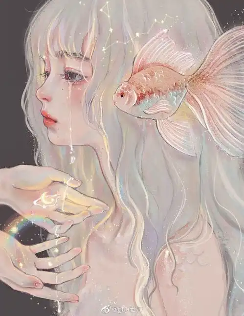 一组神仙图十二星座拟人图