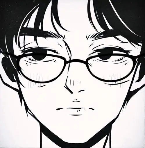 黑白系动漫情侣头像