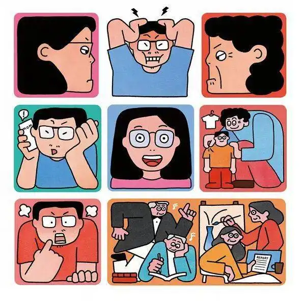 3分钟做出一套趣味插画头像,让你成为朋友圈最靓的gai