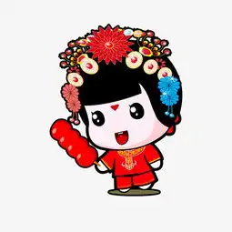 卡通新娘拿着糖葫芦素材图片免费下载高清装饰图案png千库网图片编号2221042