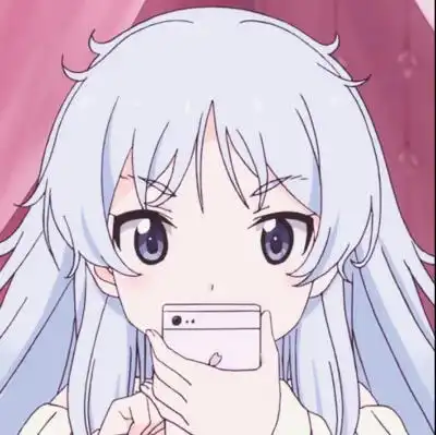 白发动漫女生头像