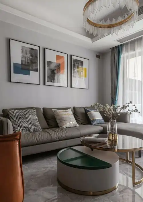 107㎡现代欧式风,这样优雅不张扬的设计,年轻人都喜欢