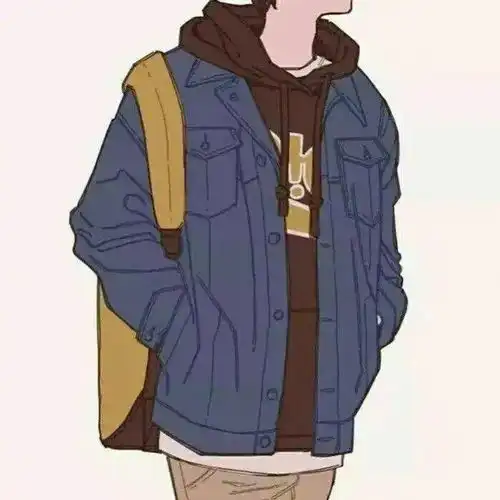 情侣头像灰白色系一男一