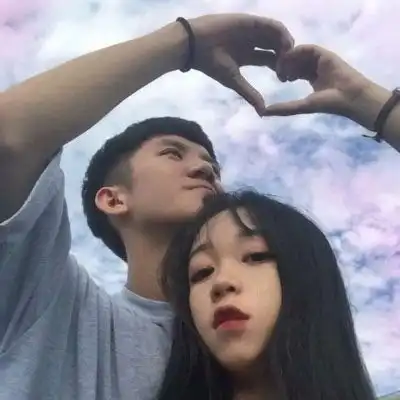 情侣头像暧昧禁欲系真人