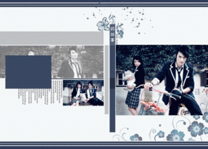 12月精选情侣婚纱模板h230.青青校园系列psd素材免费下载三全套10p