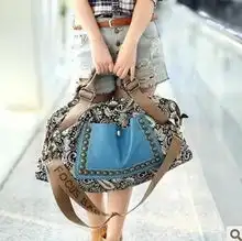 复古潮流风包包杂志