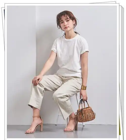 20个白色t恤搭配例子,你可以轻易模仿的日系夏日造型