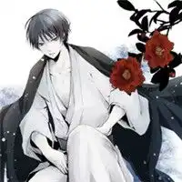 樱花花飞飞满天日系动漫和服帅哥头像