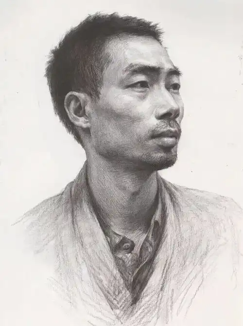 卡通素描头像 男生简单点