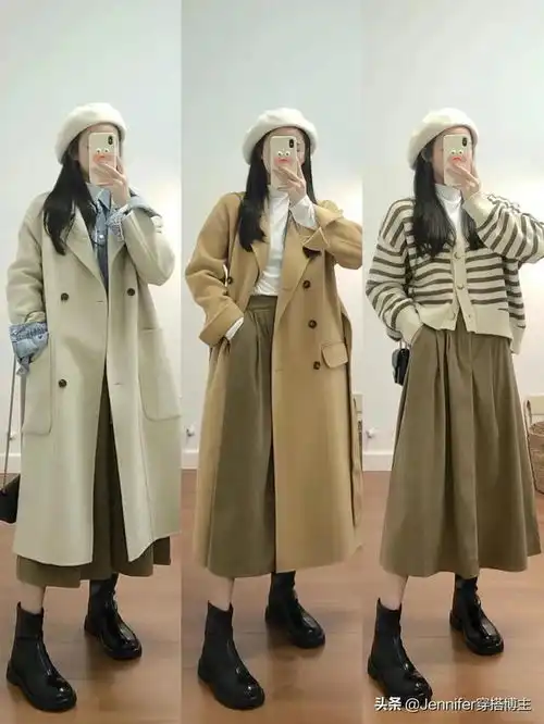 小个子清秀休闲搭配,秋冬韩系温柔女孩