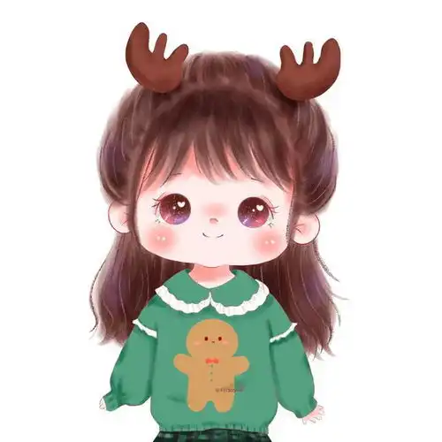 有亿点点可爱的q版萌娃圣诞节头像