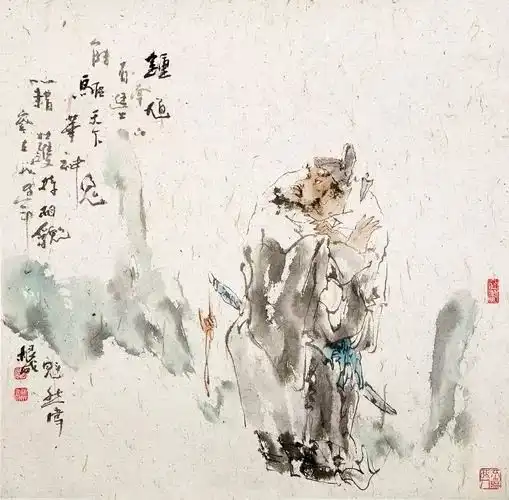 国画钟馗图像欣赏一