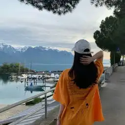 qq橙色系女生头像大全可爱我爱你没有句号