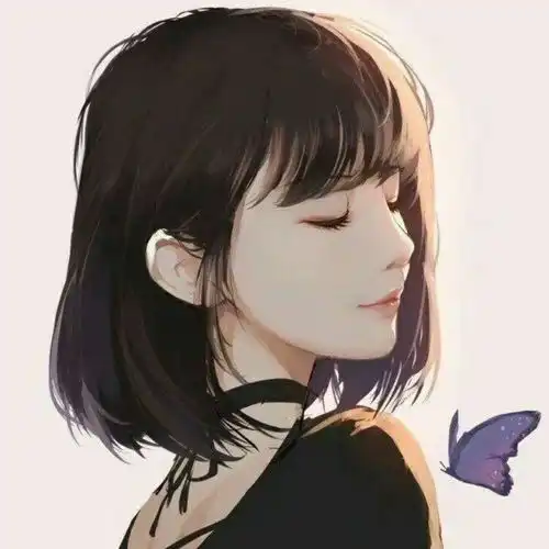 美女头像微信卡通图片女
