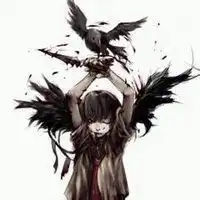 有乌鸦的暗黑头像