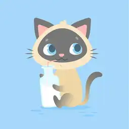 illustrator绘制卡通萌萌风格的猫咪图像