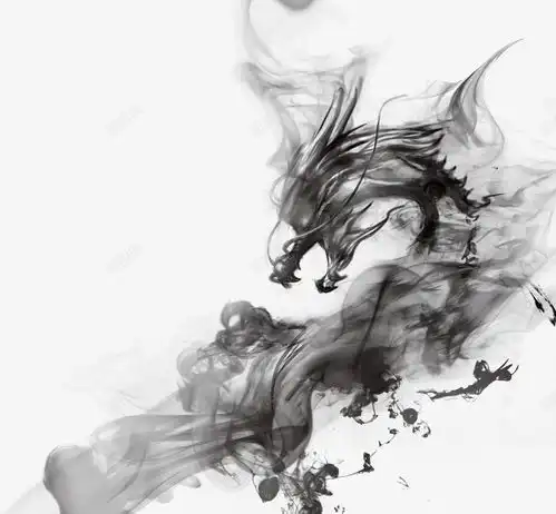 中国风金色龙古风水墨龙透明装饰ps合集元素免抠png设计图片免费下载页面网页平面电商创意素材水墨龙素材