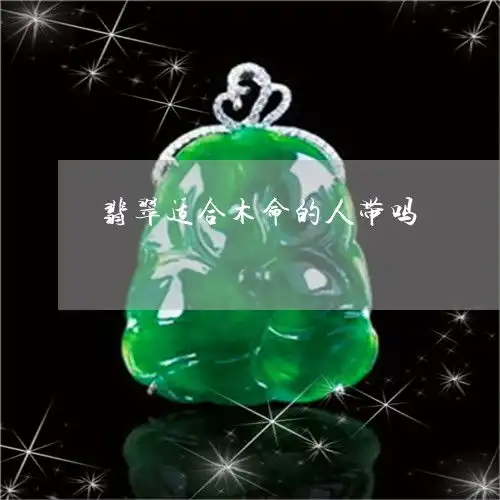 翡翠适合木命的人带吗