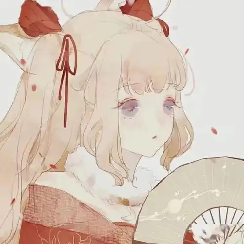 漫画女孩头像萌系古风可