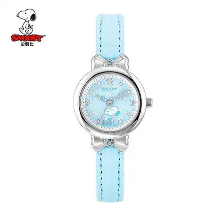 史努比snoopy时尚潮流女孩儿儿童手表腕表