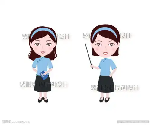 民国女子卡通形象图片