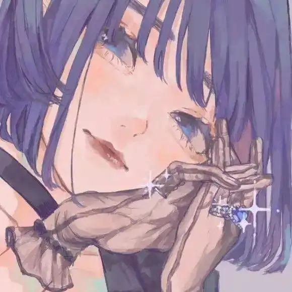 丧系列头像动漫插画