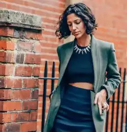 高圆圆最爱的墨绿色,今年秋冬狠流行