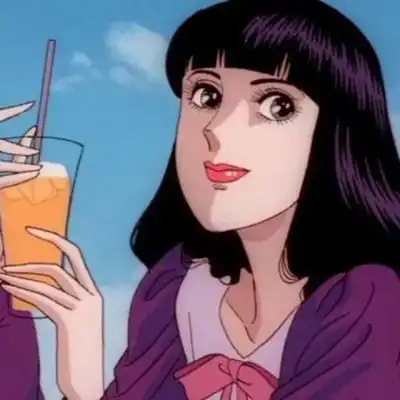 动漫女头高冷红唇霸气韩系二次元红唇女生头像