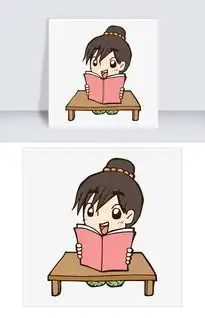 卡通q版大头小清新女孩图片素材ai格式下载动漫人物大全