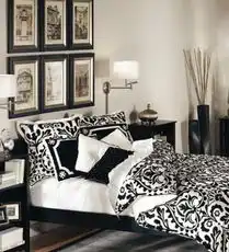 低调的华丽10个黑白卧室设计