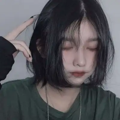 韩系御姐范头像绿色头像