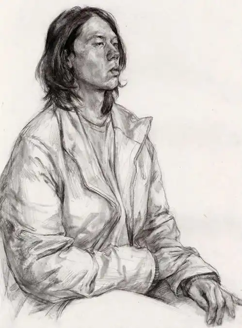 中国美院高分素描半身像,附素描半身像提高方法