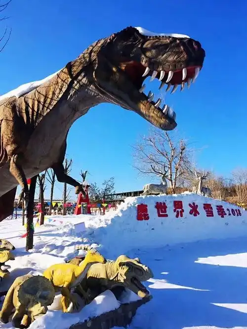 东北雪乡美景,咱怀柔就有呀就在鹿世界