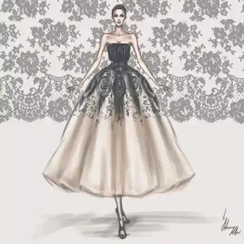 奢侈品牌设计达人推荐绝美的服装设计稿