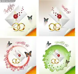 情人节矢量素材婚纱相册素材