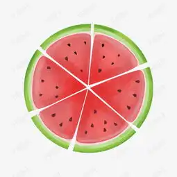 夏季暑假到来透明背景小清新水果西瓜素材图片免费下载高清psd千库网图片编号10807624