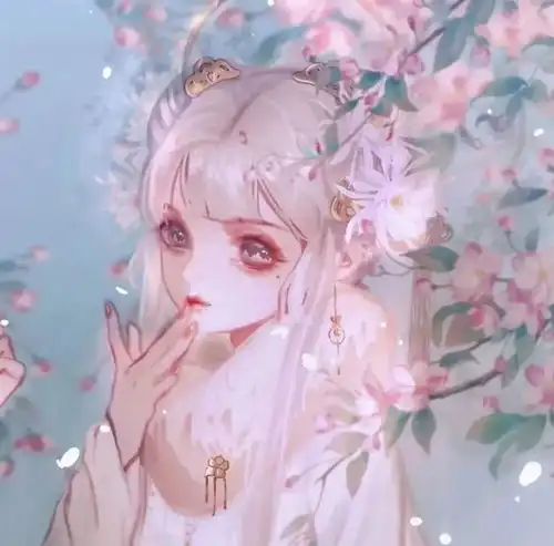 动漫头像白色系男女头像