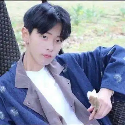 男生蓝色系头像图片头像