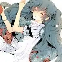 动漫女生托腮头像微信头像图片大全