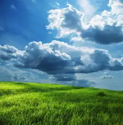 蓝天白云下的草地高清风景图片图片高清图片免费下载jpg格式982像素编号26103973千图网